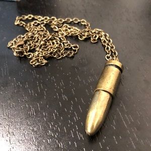 Gold Bullet Necklace